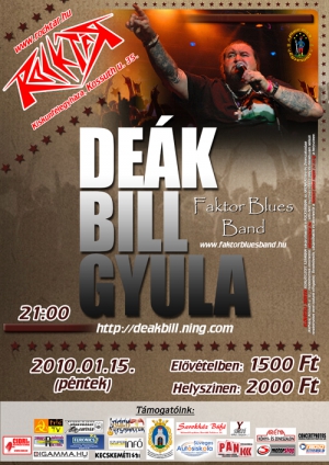 2010. 01. 15: Deák Bill Gyula